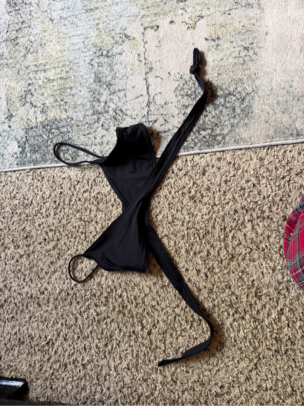 l*space Black Bandeau Bikini Top